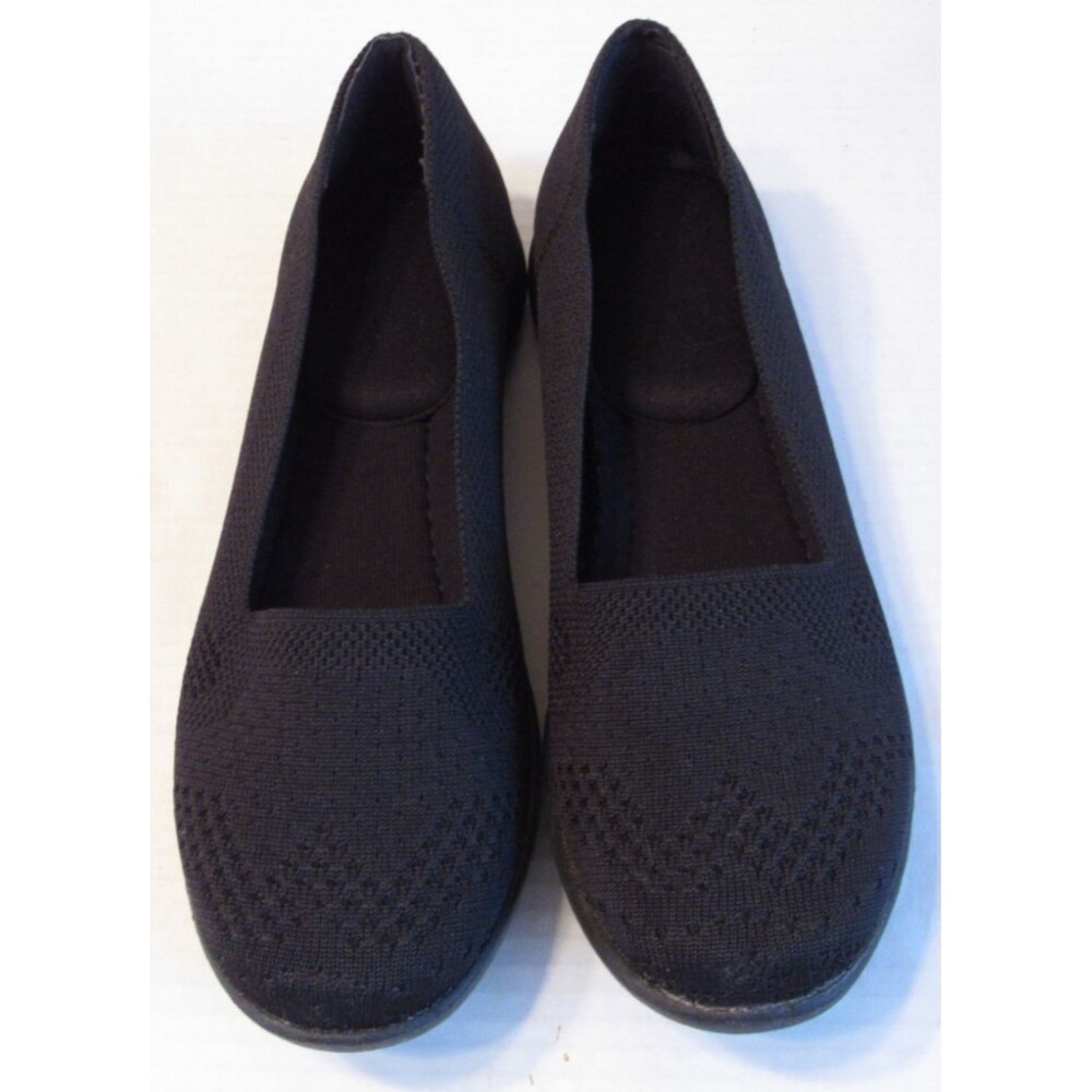 Shoe Show Black Jessamyn Slip On Breathable Comfort Casual Shoe Size 8.5M